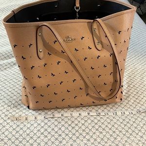 Coach butterfly tote